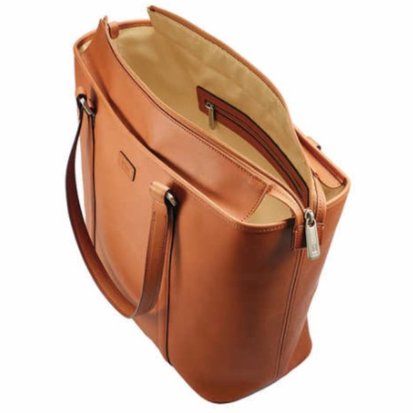 Hartmann Heritage Brown Leather Tote XL Large Bag - Picture 5 of 8